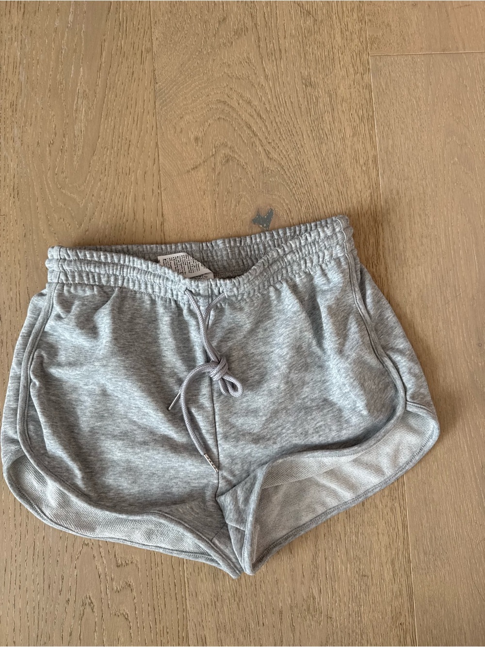 Gray Women's Lounge Shorts - Casual Drawstring Sweatshorts
